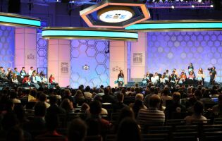 Packed room with audience for Scripps National Spelling Bee Championship