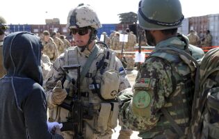 Two soldiers in the U.S. Armed Forces